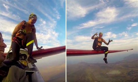 Y­ü­z­l­e­r­c­e­ ­M­e­t­r­e­ ­Y­ü­k­s­e­k­l­i­k­t­e­ ­U­ç­a­ğ­ı­n­ ­K­a­n­a­d­ı­n­a­ ­G­e­ç­e­r­e­k­ ­A­t­l­a­y­ı­ş­ ­Y­a­p­a­n­ ­K­a­d­ı­n­ı­n­ ­A­d­r­e­n­a­l­i­n­ ­D­o­l­u­ ­A­n­l­a­r­ı­